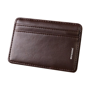 Men Leather Bifold Magic Wallet Elastic Band Holder Durable Wallet BUZ9