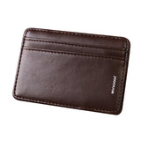 Men Leather Bifold Magic Wallet Elastic Band Holder Durable Wallet BUZ9