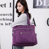 Solid Shoulder Bags Casual Tote O Bag Handbags Women Famous Multifunction Bag