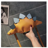Dinosaur Shape Leather Shoulder Bag Women's Shopping Purse Casual Clutch Bag