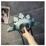 Dinosaur Shape Leather Shoulder Bag Women's Shopping Purse Casual Clutch Bag