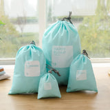 4Pcs/lot Travel Clothes Classified Organizers Packing Bags Luggage Bag