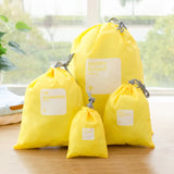 4Pcs/lot Travel Clothes Classified Organizers Packing Bags Luggage Bag