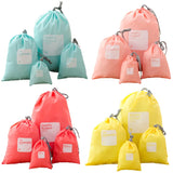 4Pcs/lot Travel Clothes Classified Organizers Packing Bags Luggage Bag