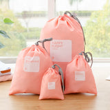 4Pcs/lot Travel Clothes Classified Organizers Packing Bags Luggage Bag