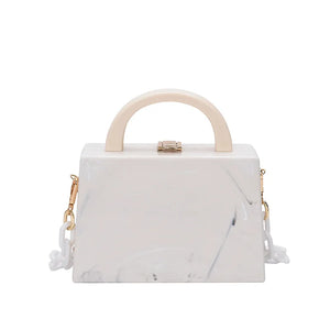 Acrylic Chain Bag Female Plastic Messenger Handbag