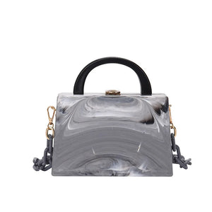 Acrylic Chain Bag Female Plastic Messenger Handbag