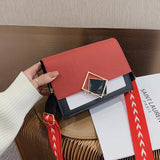 Autumn Small Leather Bag Women Messenger Bag Broadband One-shoulder Bag