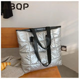European Beauty Bag Large-Capacity One-Shoulder WOMEN down Bag