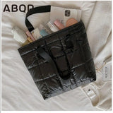 European Beauty Bag Large-Capacity One-Shoulder WOMEN down Bag