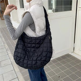 Autumn Winter Cloud Fold Big Bag Casual Personality Lightweight Dumpling Bag