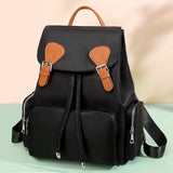 Solid Women Shoulder Bag School Backpack For Teenage Girl