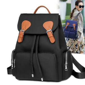 Solid Women Shoulder Bag School Backpack For Teenage Girl