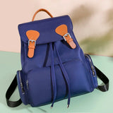 Solid Women Shoulder Bag School Backpack For Teenage Girl