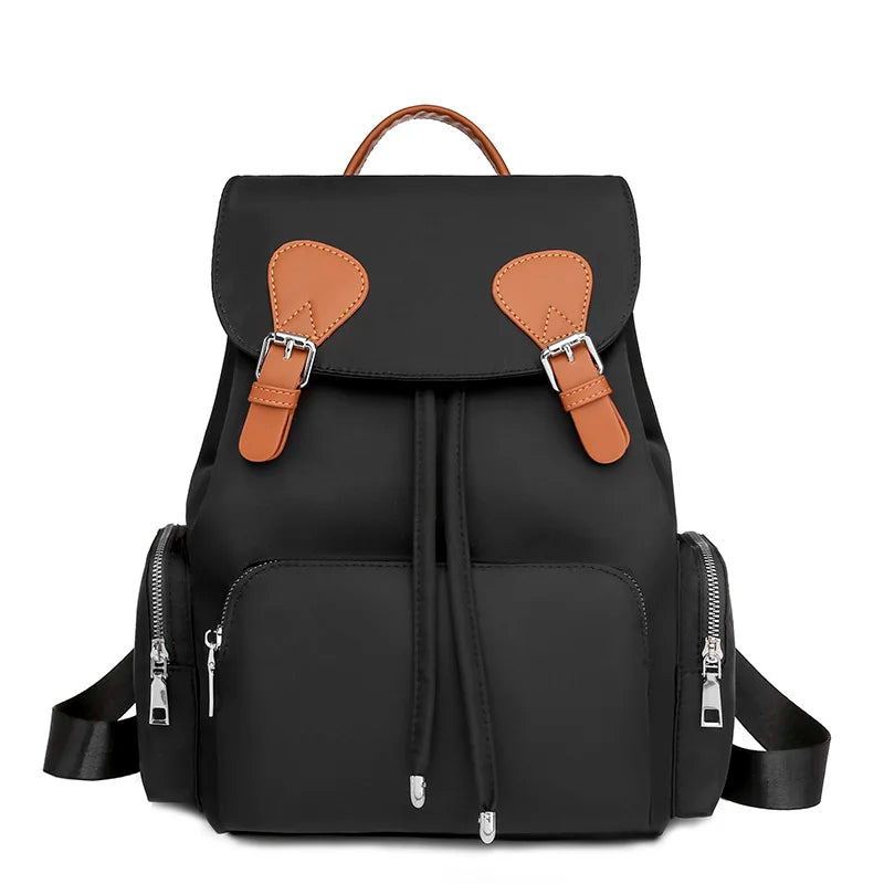 Solid Women Shoulder Bag School Backpack For Teenage Girl