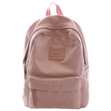 Solid Women Shoulder Bag School Bag For Teenage Girl