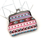 Bohemia Women Wallet Vintage National Wind Hasp Mini Bag Lady Purses Clutch