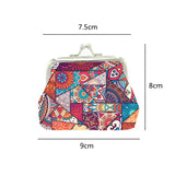 Bohemia Women Wallet Vintage National Wind Hasp Mini Bag Lady Purses Clutch