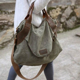 Large Canvas Casual Tote Women's Handbags Shoulder Bags For Women
