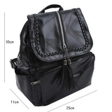 Minimalism Female Backpack Pu Leather Youth Women Bagpack Girl