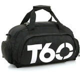 Men & Women Sport Gym Bag Fitness Waterproof Outdoor with Shoe Compartment