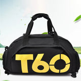 Waterproof Gym Bag for Women Men Fitness Outdoor Separate Space for Shoes