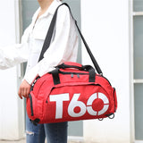Waterproof Gym Bag for Women Men Fitness Outdoor Separate Space for Shoes