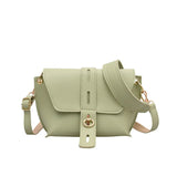 Women's Small Crossbody Bag PU Leather Messenger Flap Handbag