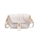 Women's Small Crossbody Bag PU Leather Messenger Flap Handbag