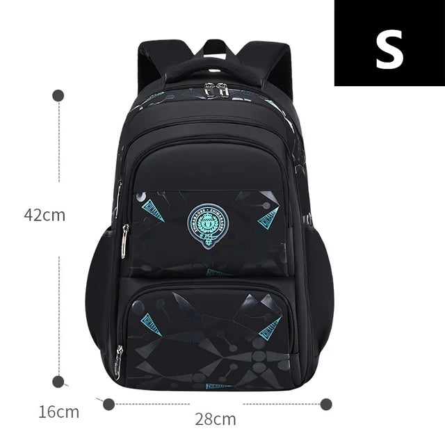 Large School Bag Waterproof Orthopedic Satchel for Boys