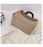 Canvas Beach Tote Bag Large Shoulder Handbag