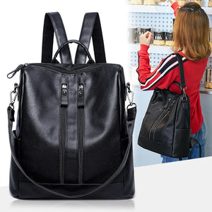 Casual Classic Backpack Purse Bags PU Leather Backpack Women School Bags