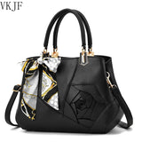 Casual High Crossbody Messenger Bags for Women Ladies Rose Bow Shoulder Bag