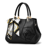 Casual High Crossbody Messenger Bags for Women Ladies Rose Bow Shoulder Bag
