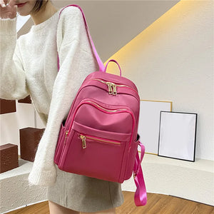Casual Oxford Backpack Women Waterproof High Travel Tote Packbag