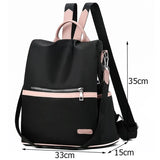 Waterproof Oxford Backpack Teen Girls