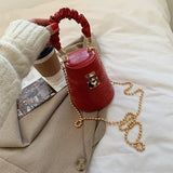 Crocodile Pattern Bucket Bag Retro Totes Ladies PU Leather Shoulder Messenger