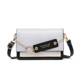 Crossbody Shoulder Bags Pu Leather Women's Bag Panelled Flap Handbag