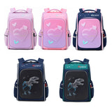 Girls School Bags Pink Princess Backpack Flower Kids Bookbags