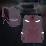Girls School Bags Pink Princess Backpack Flower Kids Bookbags