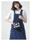 Retro Street Luminous Printing Butterfly Shoulder Messenger Bag