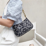 Leopard Print Totes Handbag Women Underarm Shoulder Bag