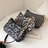 Leopard Print Totes Handbag Women Underarm Shoulder Bag