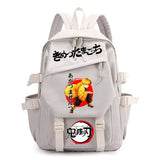 Demon Slayer Boy School Bag Children Backpack Canvas Travel Bag