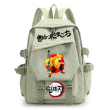 Demon Slayer Boy School Bag Children Backpack Canvas Travel Bag