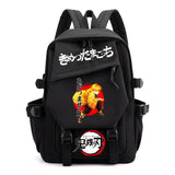 Demon Slayer Boy School Bag Children Backpack Canvas Travel Bag