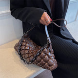 Small Chain PU Leather Shoulder Bag Winter Handbag Women