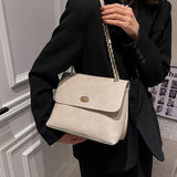 Diamond Lattice High Capacity Women Shoulder Bag Chain PU Leather