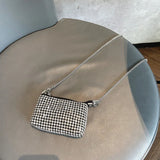 Diamonds Evening Clutch Bag Women Pillow Small Totes Handbag