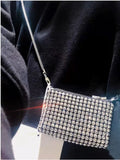 Diamonds Evening Clutch Bag Women Pillow Small Totes Handbag